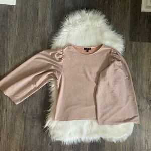 EXPRESS | Pink Shimmer Blouse